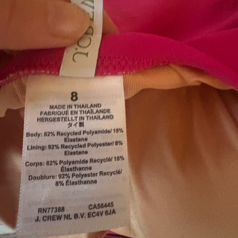 JCREW ruched bandeau one piece - Picture 7 of 7